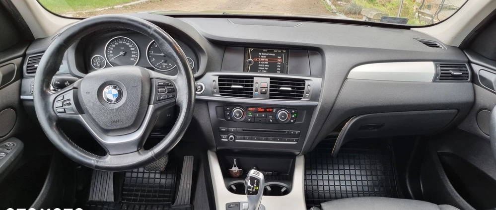 BMW X3 cena 57900 przebieg: 264000, rok produkcji 2012 z Pszczyna małe 92